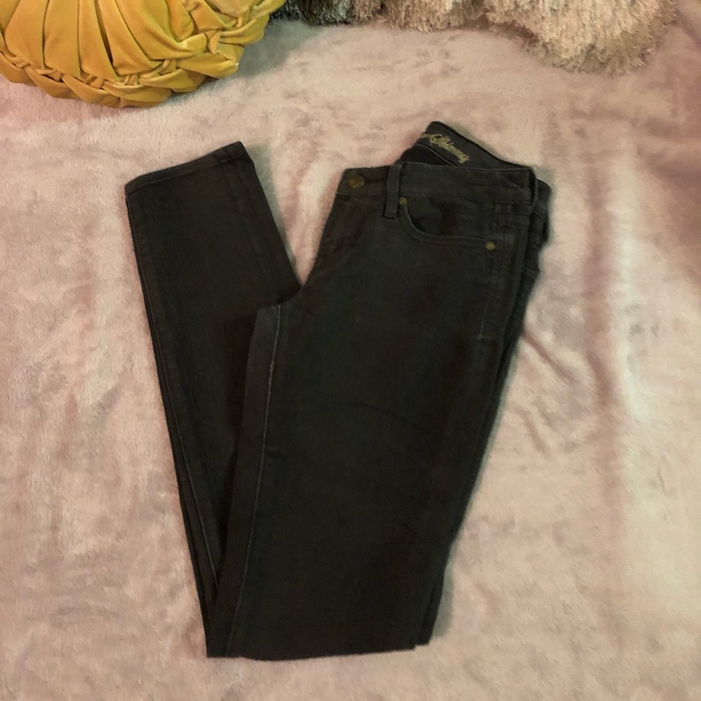 Black Wax Coat Jeans